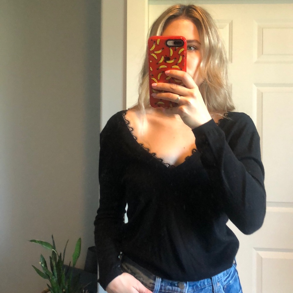 Black Zara sweater